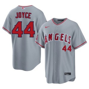 MLB Men's California Angels Gray Ben Joyce #44 Jersey 215835-674