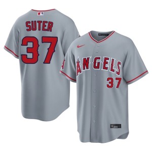 Brent Suter #37 Gray The Seraphs New Men's Jerseys 262802-368
