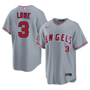Game Gray The Halos Mens #3 Josh Lowe Jerseys 380113-810