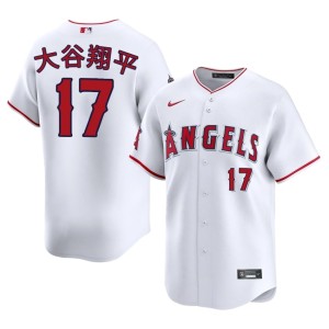 MLB Shohei Ohtani Mens #17 White The Halos Jerseys 199899-661