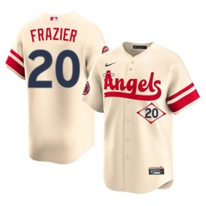 City Connect Men The Angels Cream Authentic #20 Adam Frazier Jersey 873727-811