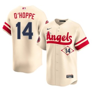 City Connect #14 Logan O'Hoppe Cream 2026-27 The Halos Mens Jersey 740168-151