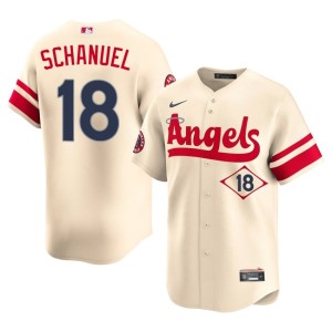 City Connect Nolan Schanuel Limited #18 The Seraphs Cream Men Jersey 938650-491