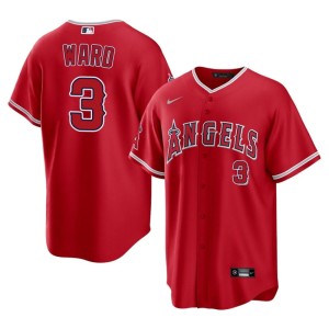 Men #3 Taylor Ward California Angels Red 2026-27 Jerseys 178366-425