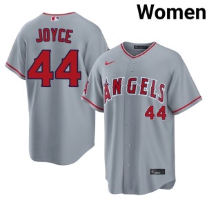 Ben Joyce Gray #44 Player The Angels Women's Jersey 931934-764