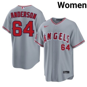 Shaun Anderson #64 Gray Womens The Angelitos 2026-27 Jerseys 261696-717