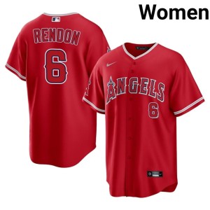 Anthony Rendon Red Angels Game #6 Women Jerseys 209321-779