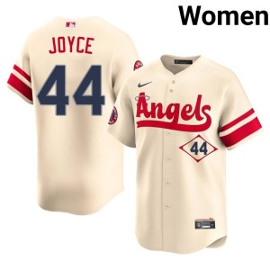 City Connect Ben Joyce Womens Embroidery #44 The Halos Cream Jerseys 579672-122