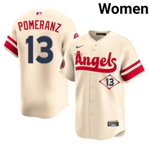 City Connect The Seraphs #13 Drew Pomeranz Cream Womens Replica Jersey 163074-464