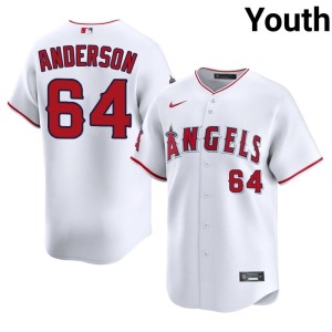 Youth #64 Popular The Seraphs Shaun Anderson White Jersey 309842-964